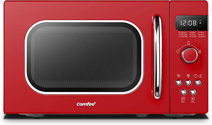 COMFEE' Retro Countertop Microwave Oven